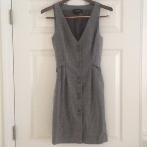 Like new Jill Stuart gray wool dress with pockets